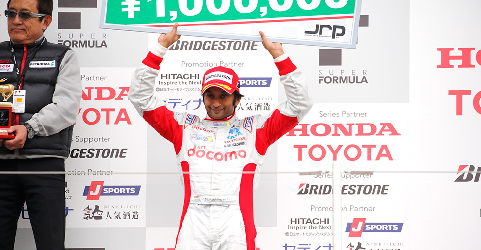 Honda | #41 ナレイン・カーティケヤン選手(DOCOMO TEAM DANDELION