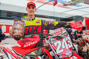 ティム・ガイザーとHonda CRF450RW ティム・ガイザーとHonda CRF450RW