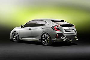 新型シビック ハッチバック プロトタイプモデル リア