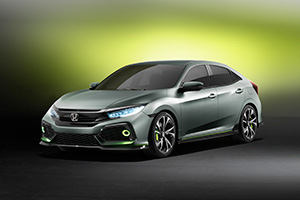 新型シビック ハッチバック プロトタイプモデル フロント