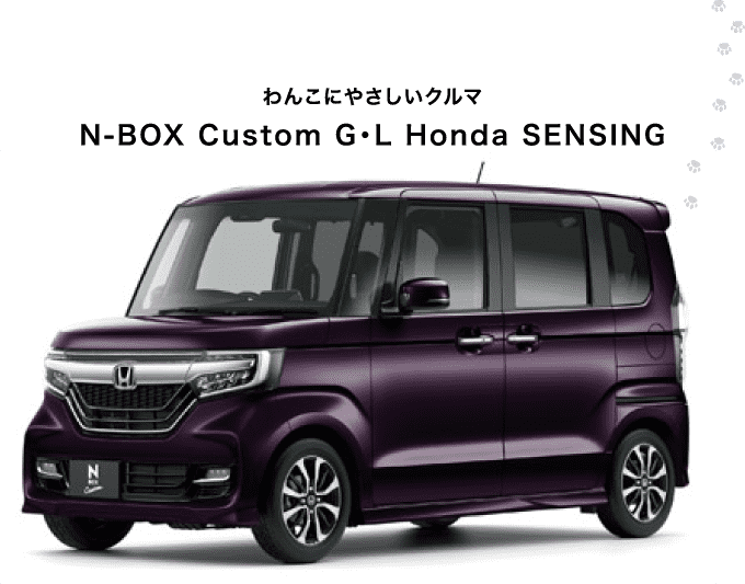 わんこにやさしいクルマ N-BOX Custom G・L Honda SENSING