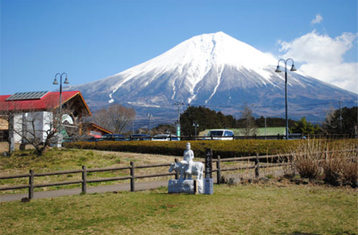 美しい富士山がすぐ目の前に！