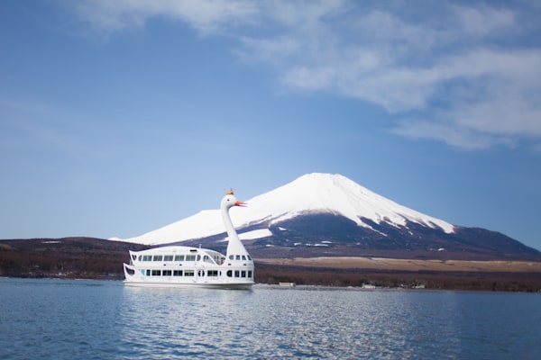 天気が良ければ、こんなにはっきりと富士山を眺めることができますよ！