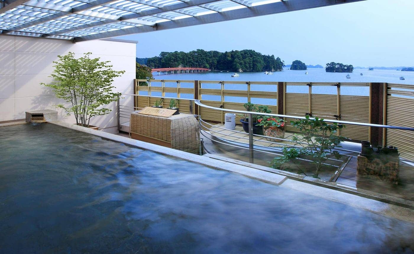 天然の松島温泉を存分に楽しめる眺望ホテル