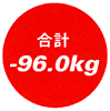 合計-96.0kg
