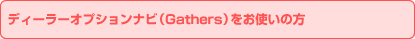 �f�B�[���[�I�v�V�����i�r�iGathers�j�����g���̕�