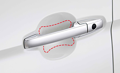 ドアハンドルプロテクションフィルム