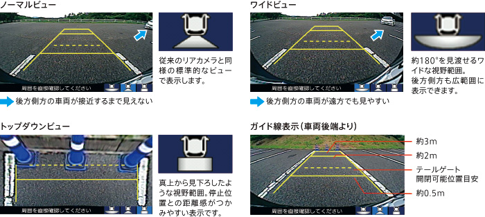 リアワイドカメラシステム