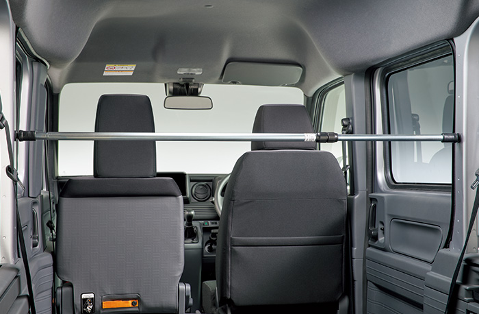 クロスバー 伸縮式