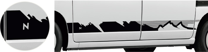 デカール ブラック