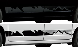 デカール グレー／ブラック