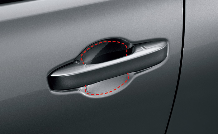 ドアハンドルプロテクションフィルム