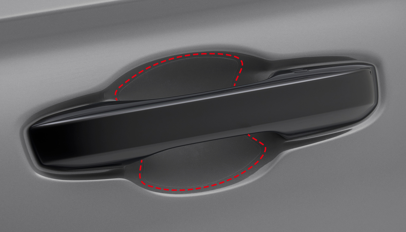 ドアハンドルプロテクションフィルム