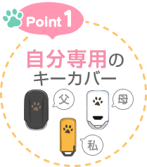 Point1 自分専用のキーカバー