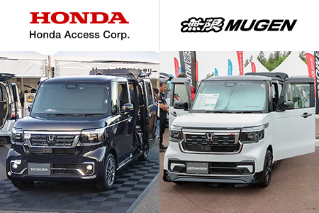 Honda純正アクセサリー装着車と無限パーツ装着車を比較しながら見られる！