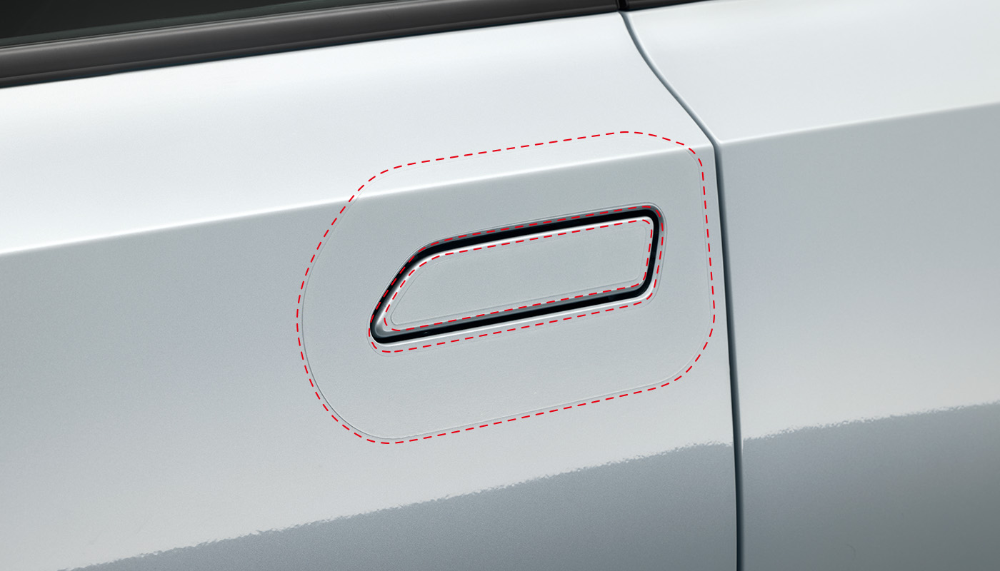 ドアハンドルプロテクションフィルム