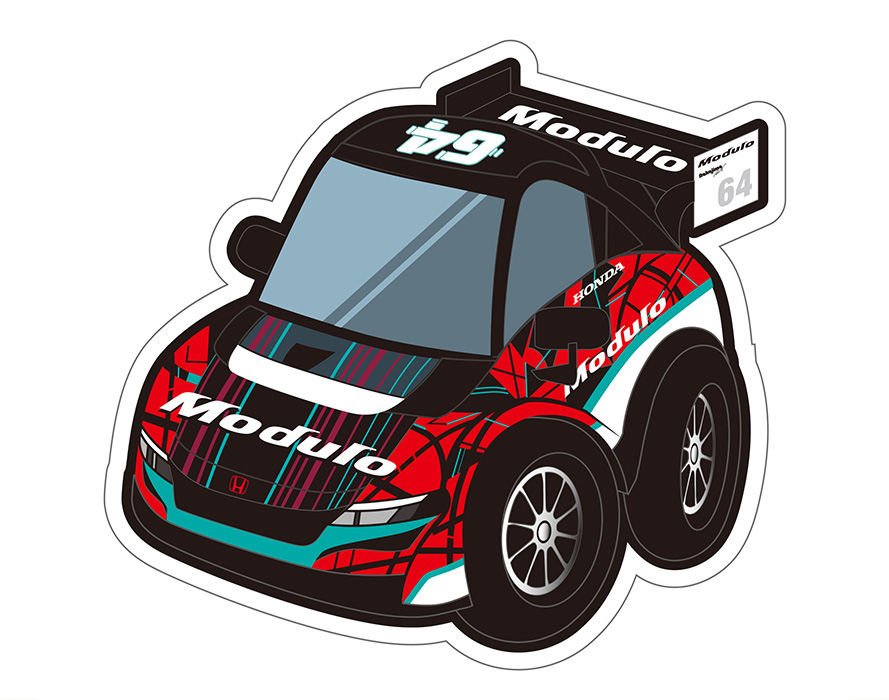 ＃64　Modulo CIVIC TYPE R-GTマシンステッカー