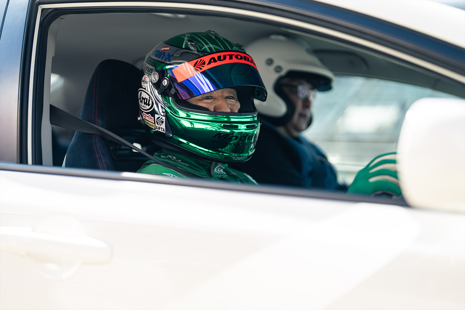 Modulo開発アドバイザー土屋圭市氏同乗試乗（南コース内特設コース試乗）