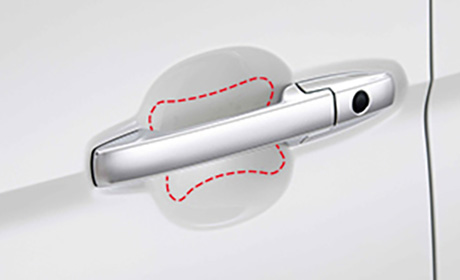 ドアハンドルプロテクションフィルム