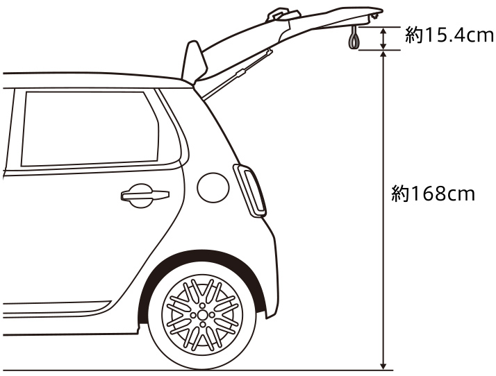 テールゲートストラップ