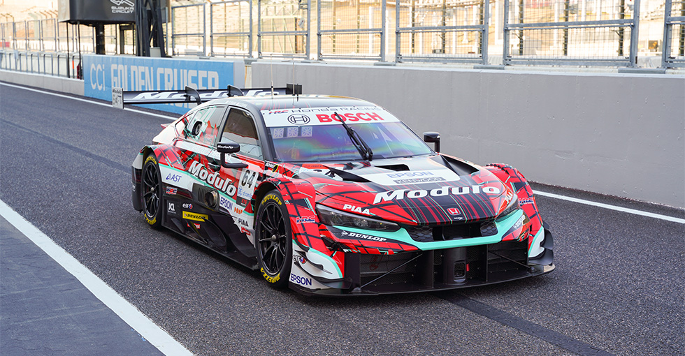 2024年Modulo Nakajima Racing SUPER GT参戦マシンのカラーリングを公開