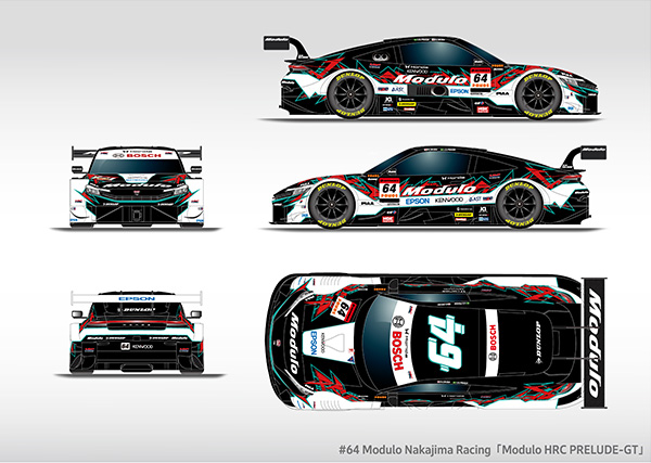 2026�NSUPER GT Modulo Nakajima Racing�Q��}�V���̃J���[�����O�����J