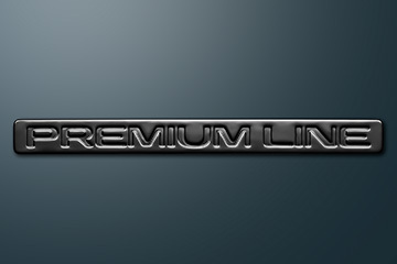 ブラックエンブレム（PREMIUM LINEロゴ）<br>※PREMIUM LINE専用