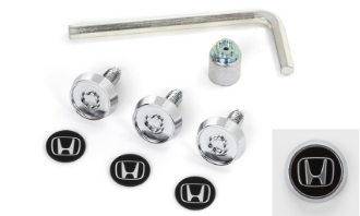 ナンバープレートロックボルト写真