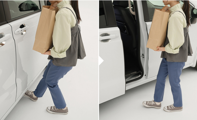 ハンズフリースライドドアの画像