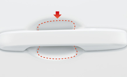 ドアハンドルプロテクションフィルムの画像