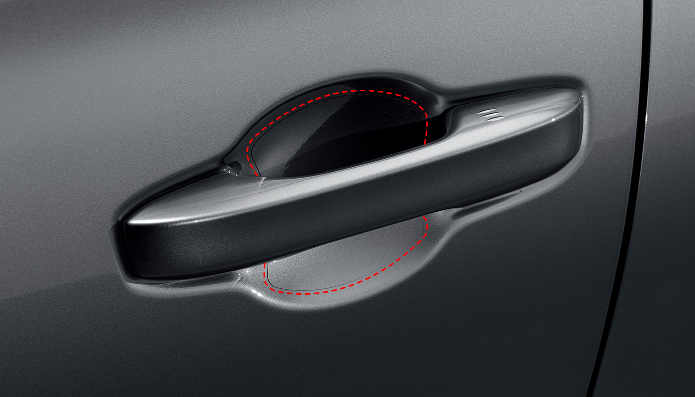 ドアハンドルプロテクションフィルム