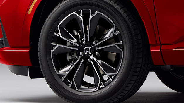 19インチ ノイズリデューシングアルミホイール〈ベルリナブラック+切削クリア〉