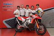 TEAM HRC Rally-MonsterEnergy ※展示マシンは2013年型