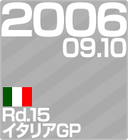 2006.09.10 Rd.15 イタリアGP