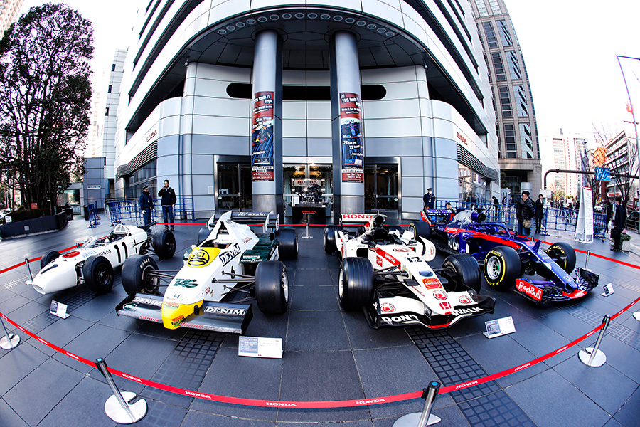 Honda RA272, Williams Honda FW09, Honda RA106, Red Bull Toro Rosso Hond STR13