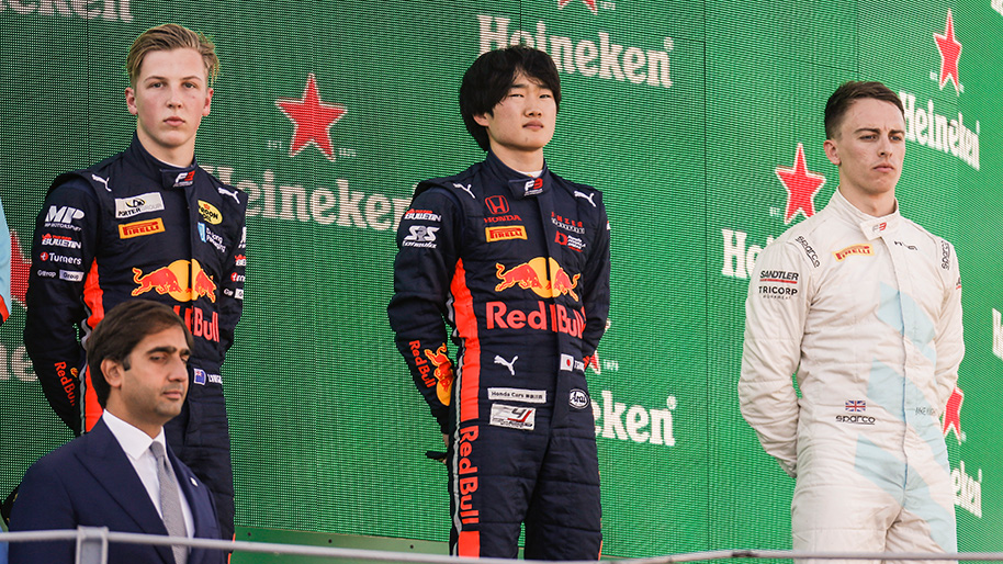 F2 期待の日本人ドライバー 角田裕毅