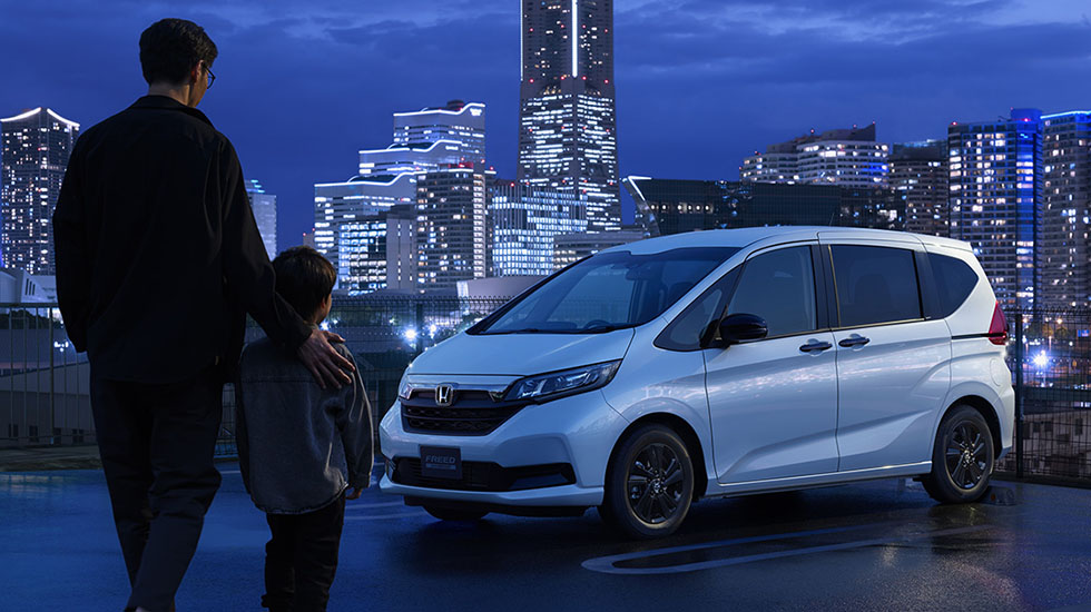 Photo:フリード HYBRID G 特別仕様車 ブラックスタイル(FF/6人乗り) ボディーカラーはプラチナホワイト・パール