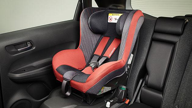 ISOFIX/i-Sizeチャイルドシート下部取付金具（リア左右席）＋トップテザー取付金具（リア左右席）