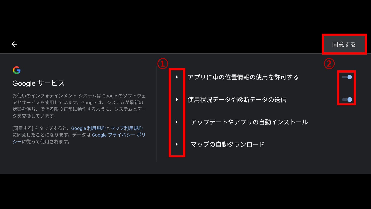 初期設定について