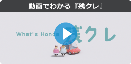 残価設定型クレジット 残クレ クレジット カーリース Honda