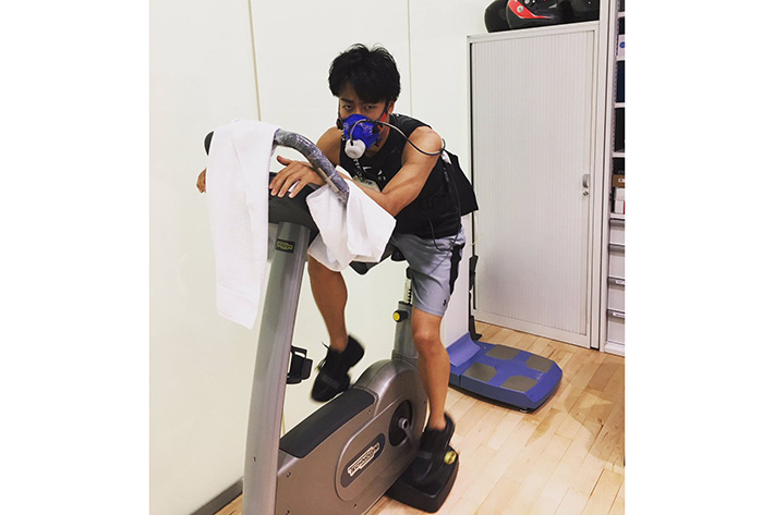 「レースに向けトレーニング中」
