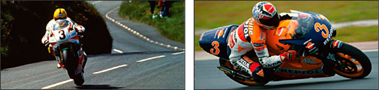 Joey Dunlop TTF1 1985N Honda VFR750 / Alex Criville 500cc I_TT 1999N Honda NSR500