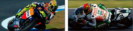 Valentino Rossi MotoGP CMXGP 2002 Honda RC212V / Colim Edwards X[p[oCN I[XgA 2000 Honda VTR1000