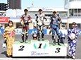 筑波ロードレース選手権シリーズ 表彰台