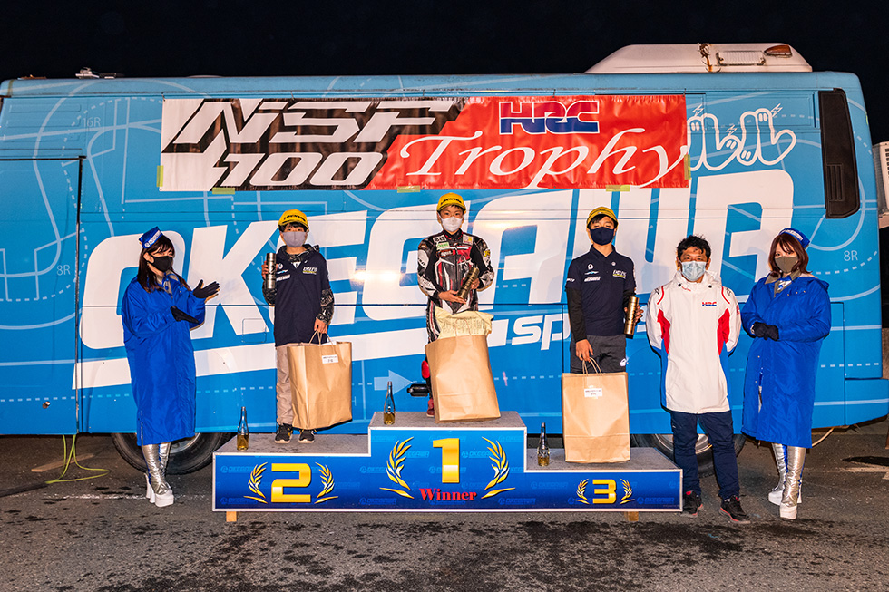 NSF100 HRC�g���t�B�[Jr�N���X�\�����@1��:�r�㐹���I��A2��:�X�R�\�I��A3��:�_������I��