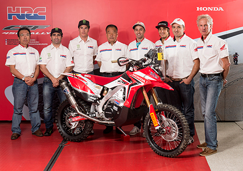 CRF450 RALLY(2013N^)͂ TEAM HRC֌W