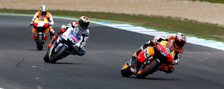 CASEY STONER,DANI PEDROSA