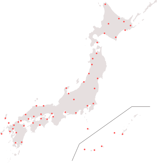 日本全国の利用可能空港マップ