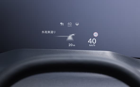 ヘッドアップディスプレー