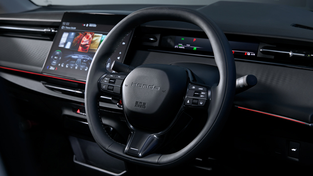 シンセティックレザー楕円ステアリングホイール